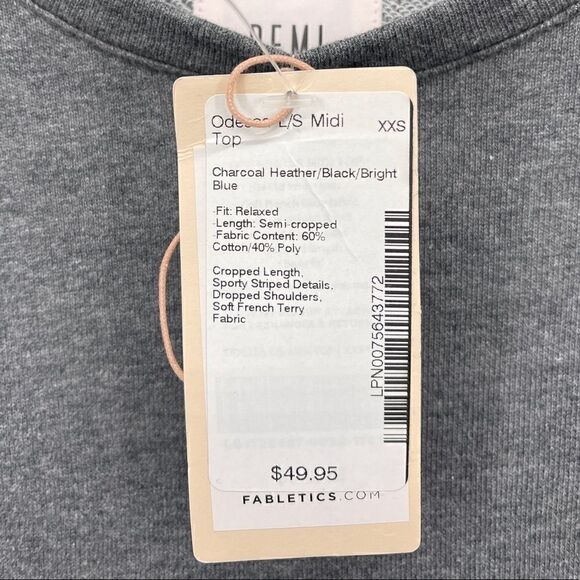 Fabletics Demi Lovato Odessa Crop Sweatshirt Size M - Picture 6 of 6